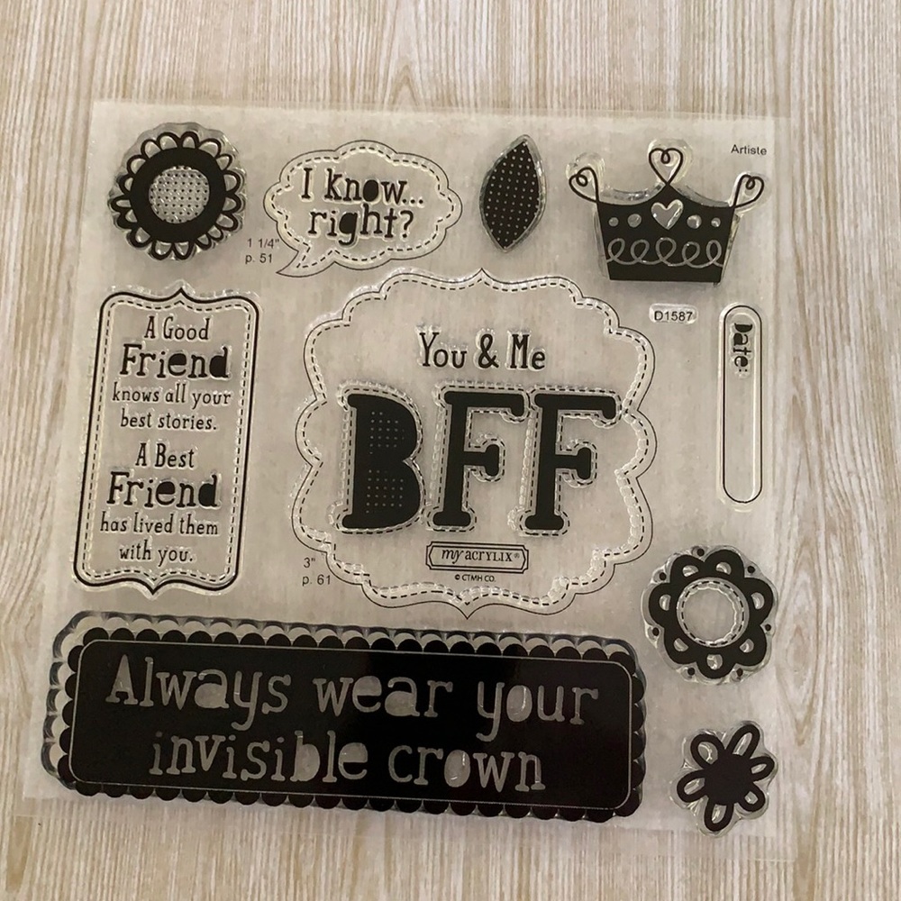 Close to my heart stamps D1587